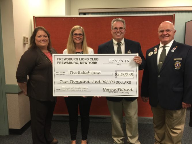 Frewsburg Lions Donate To The Relief Zone News, Sports, Jobs Post